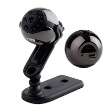 Мини камера видеонаблюдения ИК ночного видения SQ9 микро камеры датчик движения портативный 360 градусов скрытая шпионская камера